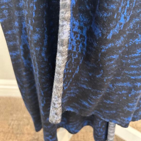 Helmut Lang viscose jersey abstract print maxi  boho skirt size L - Picture 4 of 9